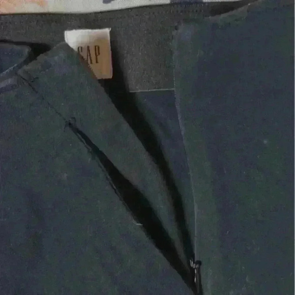 Gap High Rise Crop Flare Stretch Pants Black Women's Size 8 - Picture 3 of 7